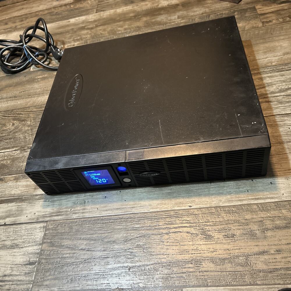 CYBERPOWER OR2200LCDRT2U SMART 2000VA 16.7A 1320W LCD RACK TOWER UPS W (READ)
